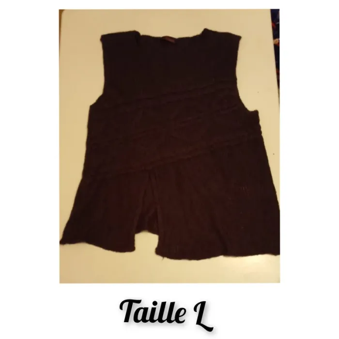 Pull sans manche 🔄
