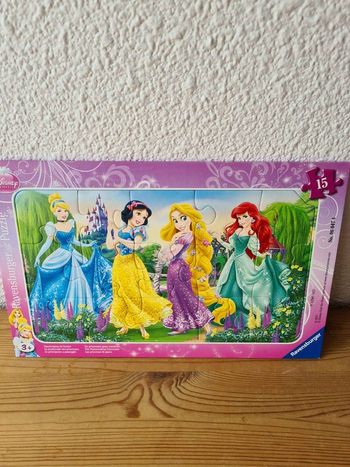 puzzle 15 pièces princesses Disney