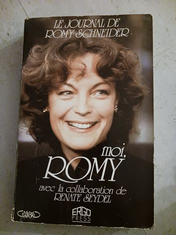 livre le journal de Romy Schneider moi, Romy Renate Seydel