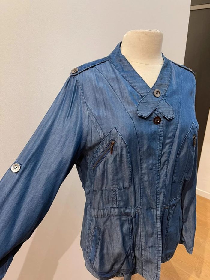 Superbe Veste en jean fluide 🌸 40 - photo numéro 2