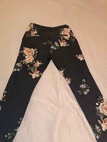 Stradivarius pantalon fleuri S