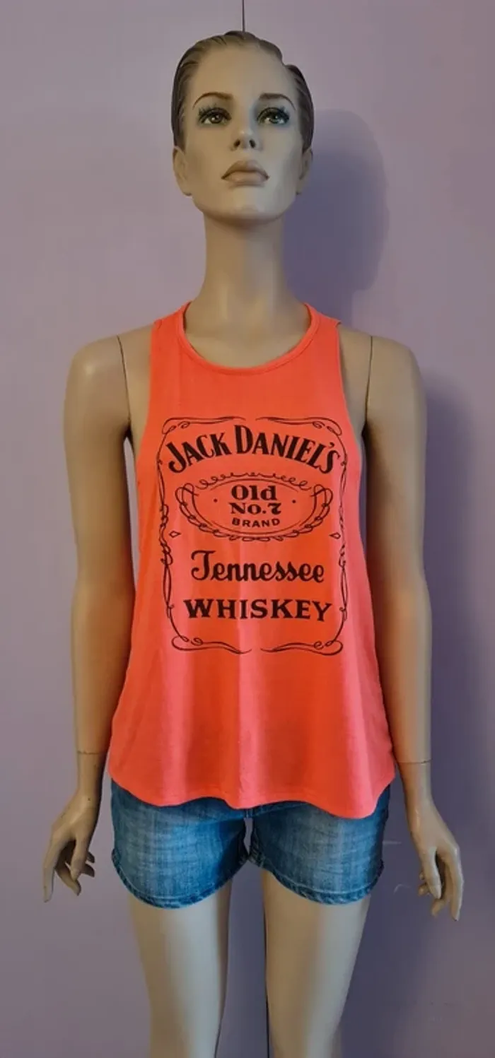 Débardeur femme corail - photo numéro 2