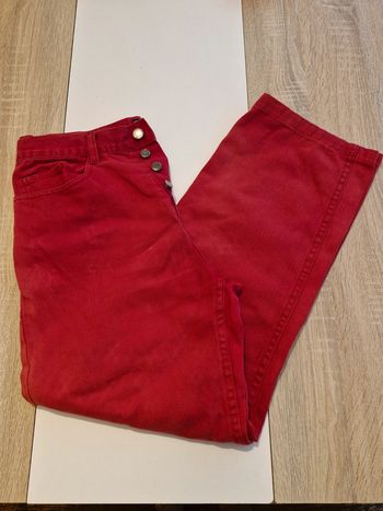 Jean rouge homme Peter Polo - Taille 40