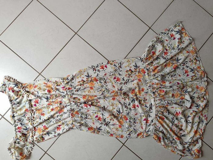 Robe longue à fleurs sans manches femme taille 38 ma petite fiancée Paris neuve - photo numéro 2