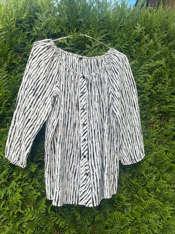 Tunique blanche et noire