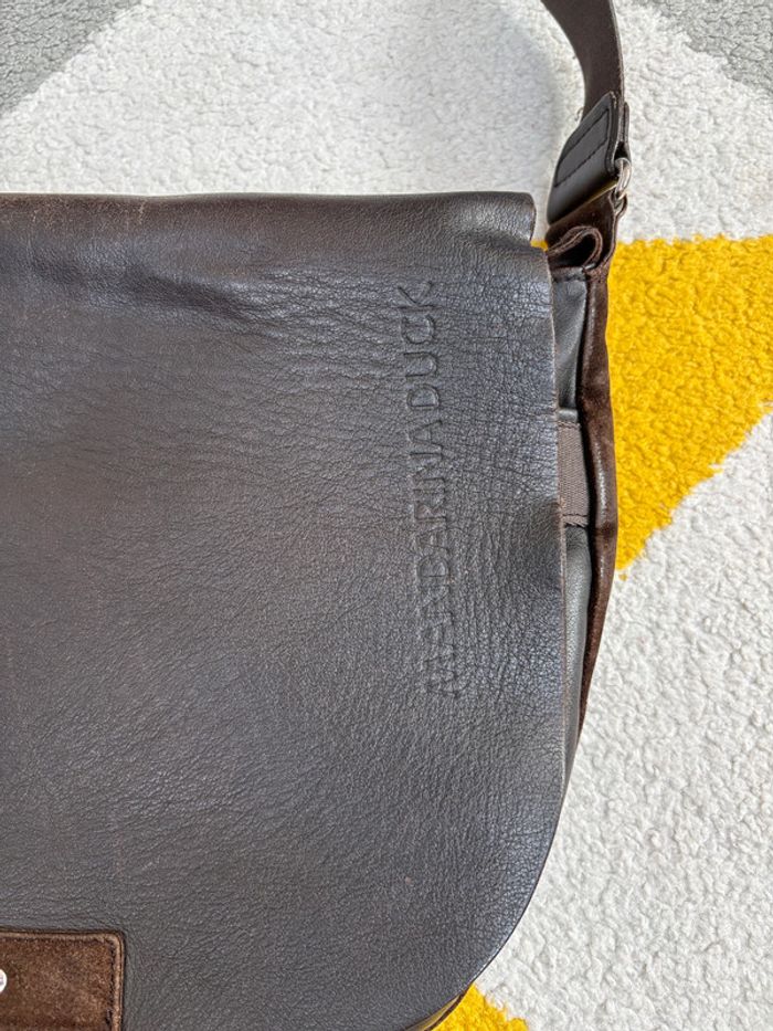 Sac à bandoulière Mandarina Duck | Marron | Taille 31 X 26 cm - photo numéro 6