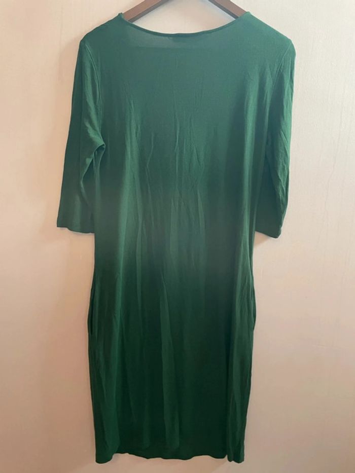 Magnifique robe verte fluide Stefanel - photo numéro 13