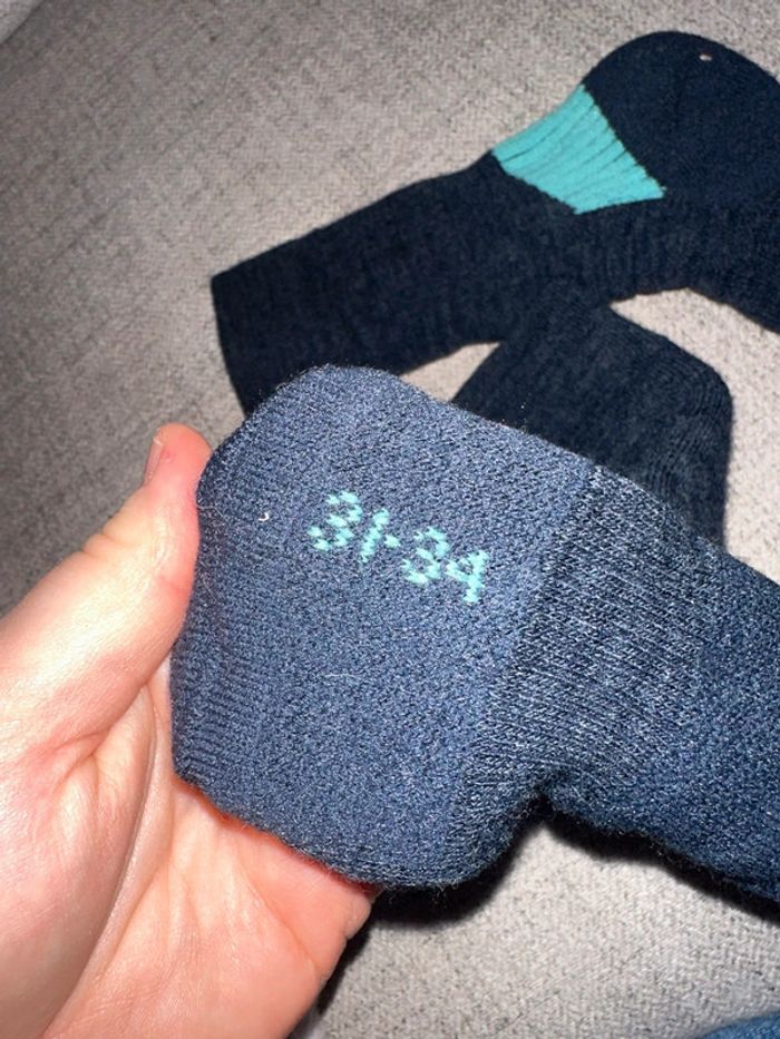 Chaussettes de ski quechua taille 31/34 neuves - photo numéro 3