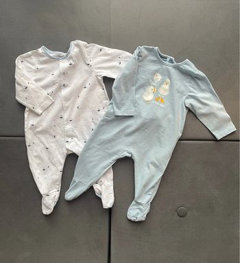 Lot de 2 pyjamas Obaibi 9 mois