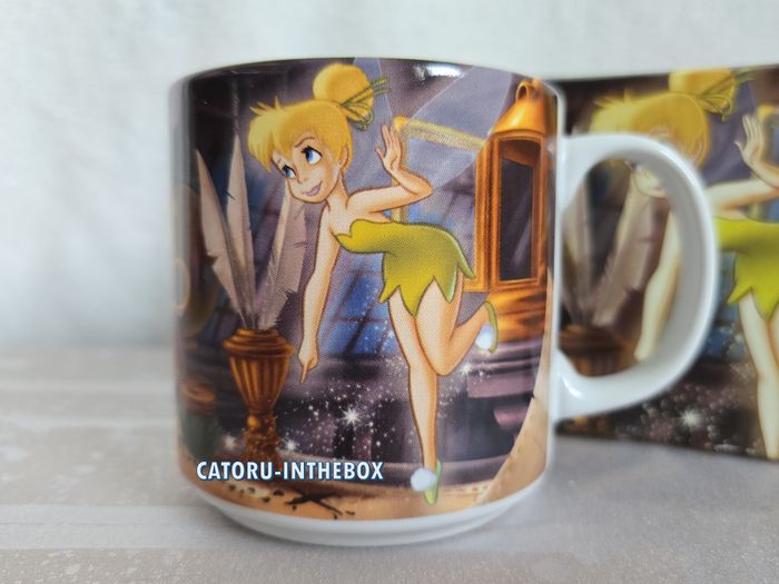 Tasse / Mug / Cup scène boite Disney Peter Pan Clochette Tinkerbell Captain Hook - photo numéro 3
