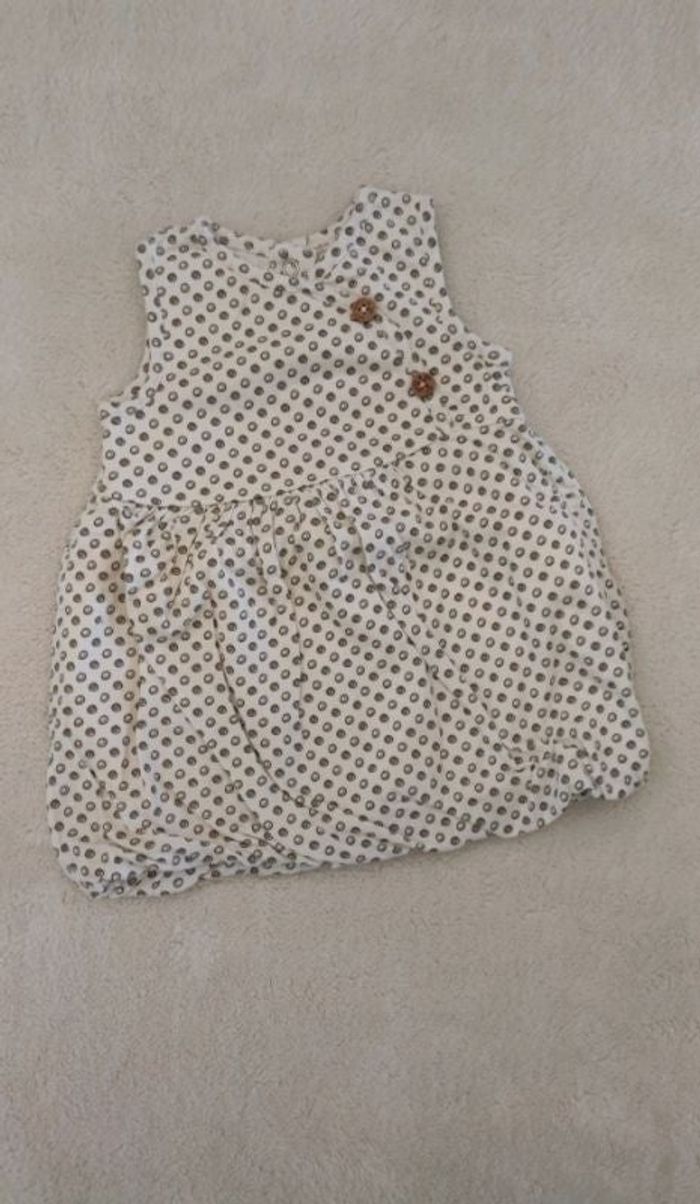 Robe coton bio 3 mois