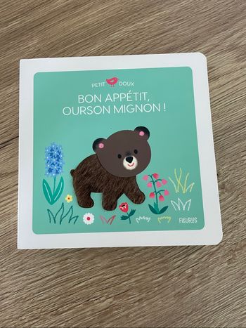 Livre bon appétit ourson mignon