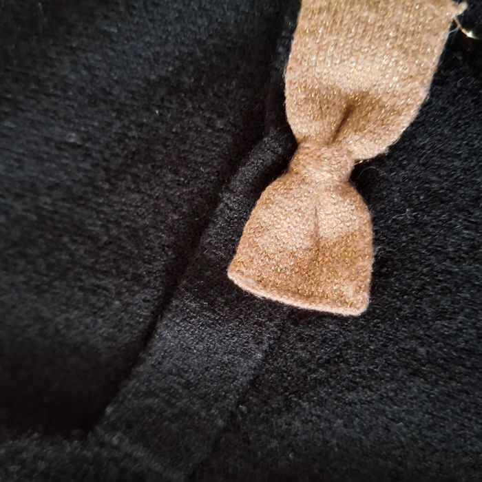 Robe noir et doré avec poches - Tissu épais et chaud - Taille S - Nuna Lie - photo numéro 7