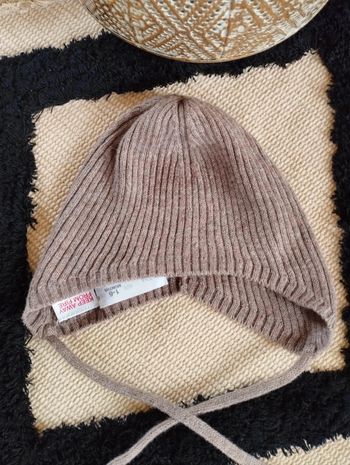 Bonnet mixte marron