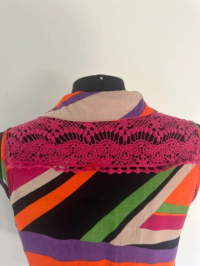 Blouse sans manches colorée - photo numéro 8
