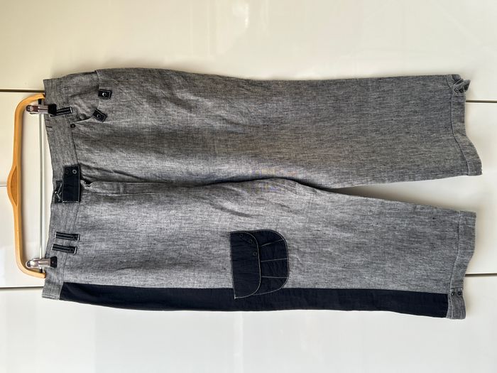 Pantacourt gris Un Point C'est Tout - Taille 44/46