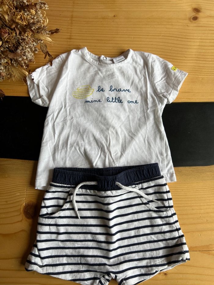 Ensemble short et t-shirt 12 mois