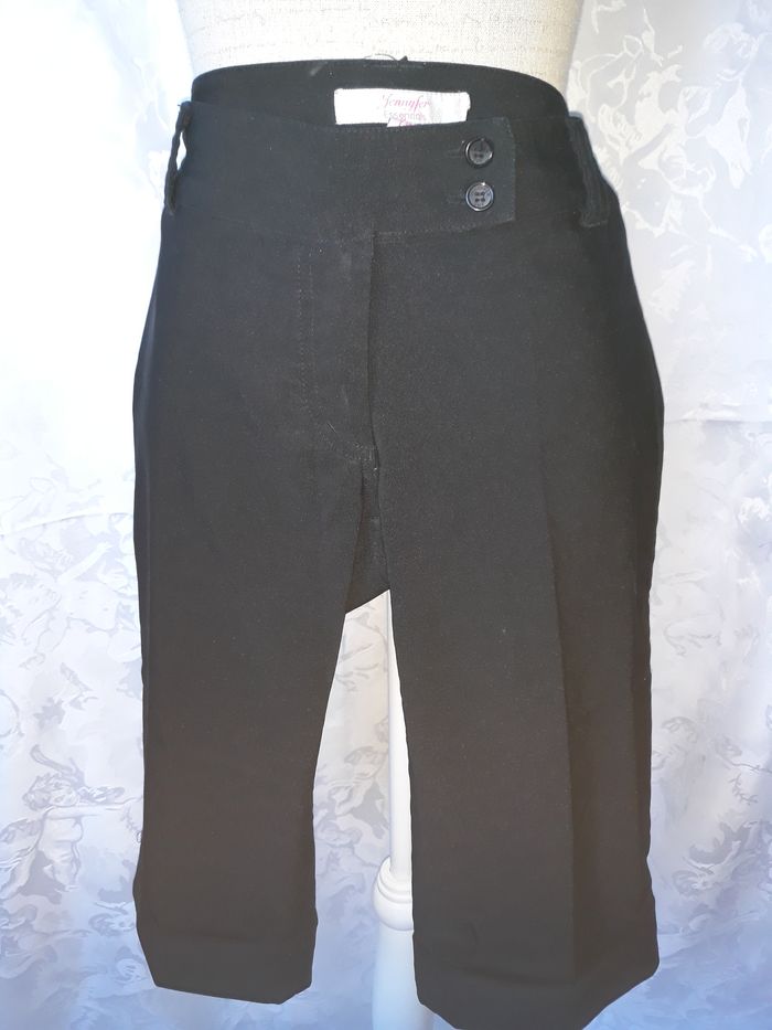 Faby27800 Pantalon Pantacourt femme "Jennyfer", noir, T 40 - photo numéro 2