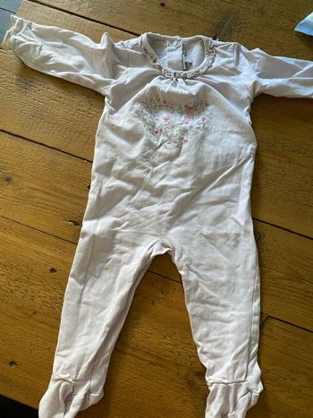 Grenouillère absorba rose légère 6 mois