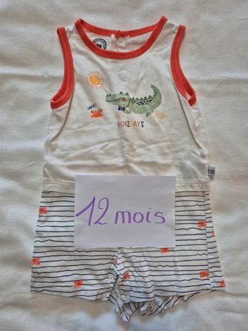 Combishort "La cie des petits" 12mois