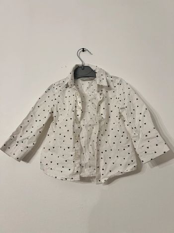 Chemise blanche triangle