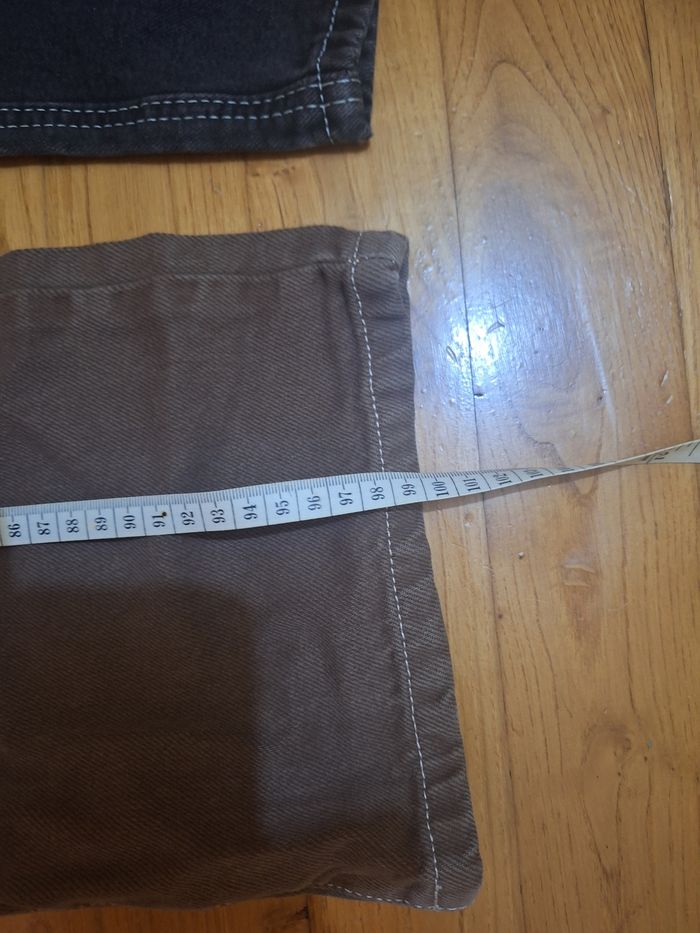 Lot 4 pantalons jambes larges jeans taille 38 - photo numéro 19