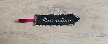 Marque page merci maitresse