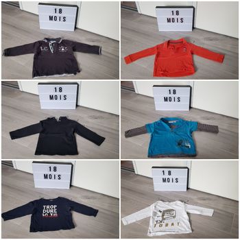 Lot polos 18 mois
