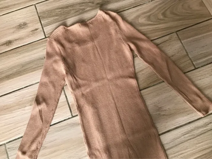Robe longue beige primark S - photo numéro 8