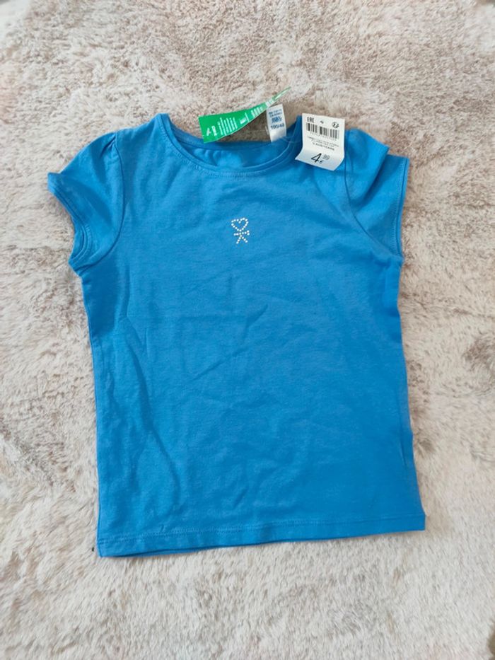 T-shirt bleu neuf - photo numéro 2