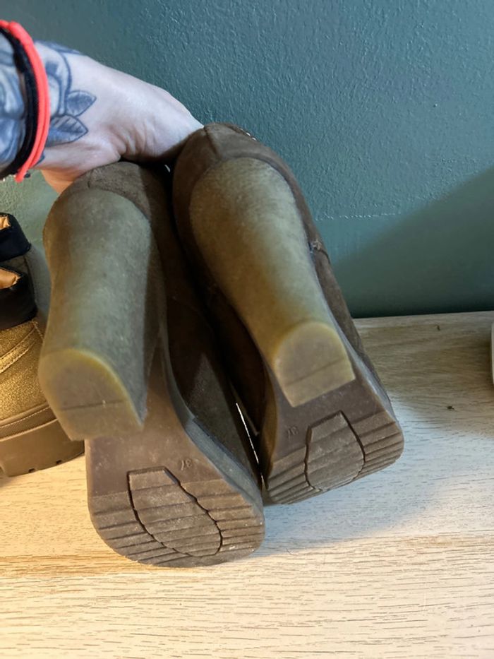 Chaussure cuir suédine - photo numéro 4