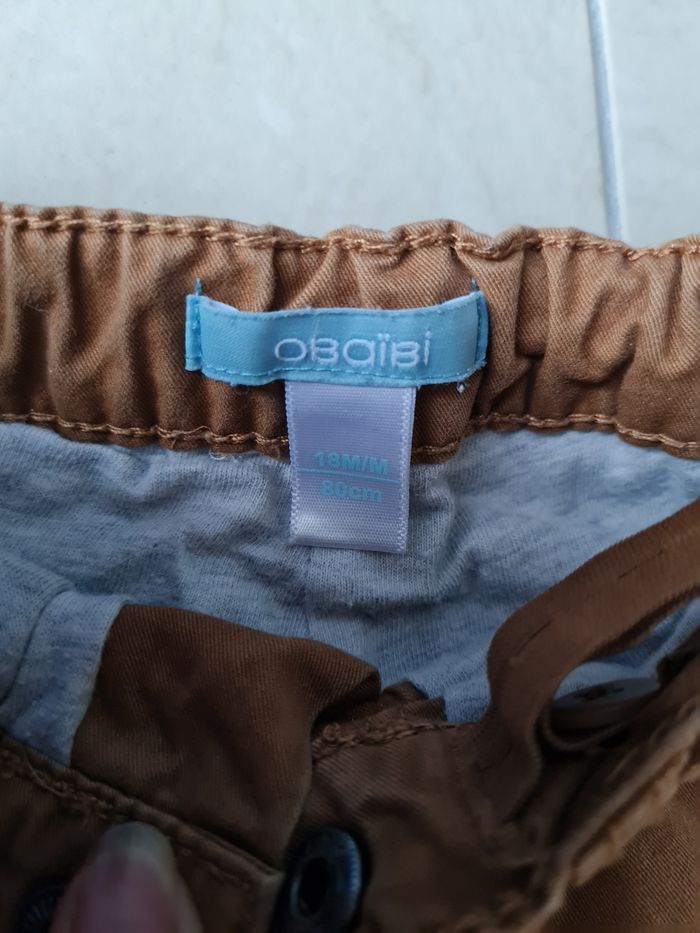 Pantalon marron clair 18mois - photo numéro 2