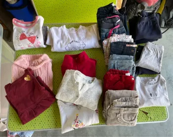 Lot de vêtements fille hiver 2A