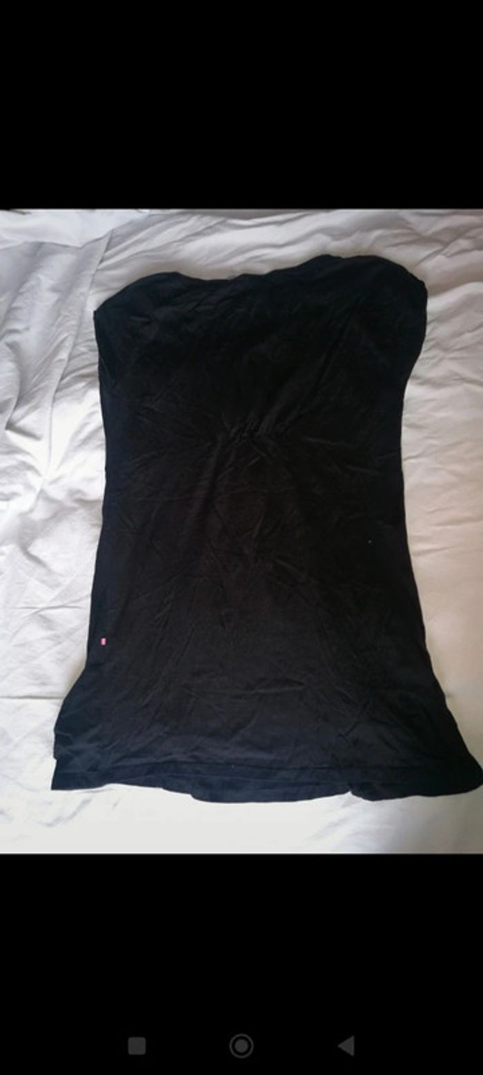 Débardeur long noir taille 34/36 soft grey neuf 3€ - photo numéro 3