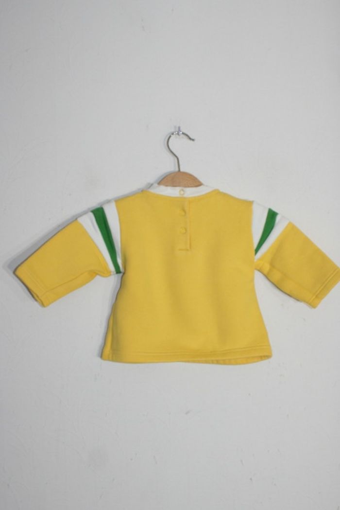 Sweat jaune Kiabi 12m - photo numéro 3