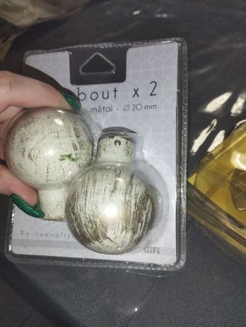 Embout tringle a rideau