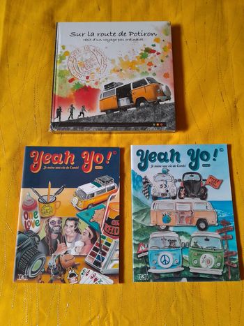 Lot de 3 livres : Sur la route de Potiron : Récit d'un voyage en Combi pas ordinaire