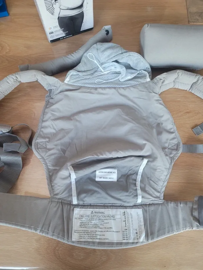Porte-bébé hoodiecarrier jpmbb avec reducteur - photo numéro 3