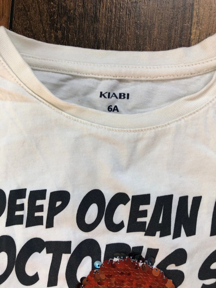 T-shirt Kiabi 6 ans à paillettes - photo numéro 3