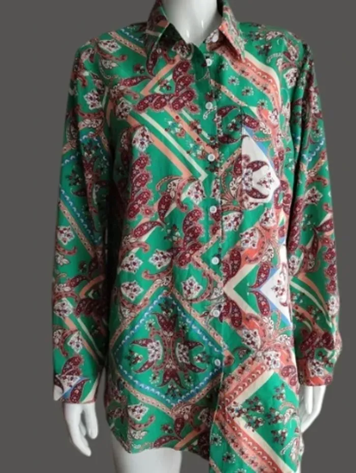 Chemise imprimée multicolore Shein - photo numéro 2