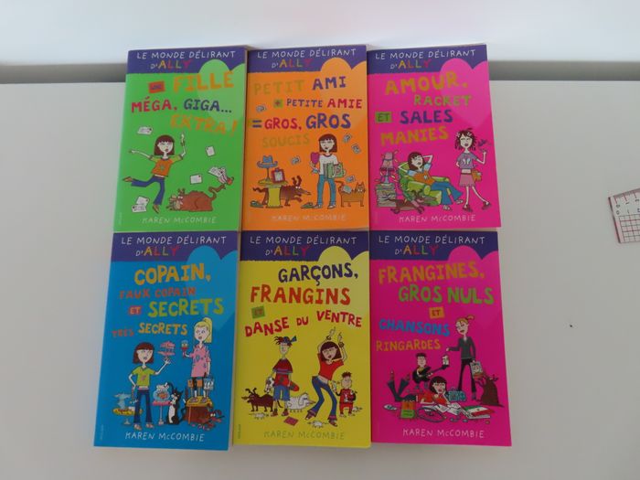 Lot livres - Le monde délirant d'Ally - Tomes 1 à 6 - photo numéro 2
