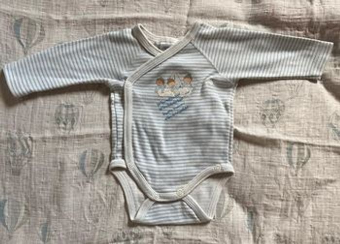 Lot de deux bodies bébé garçon - photo numéro 2