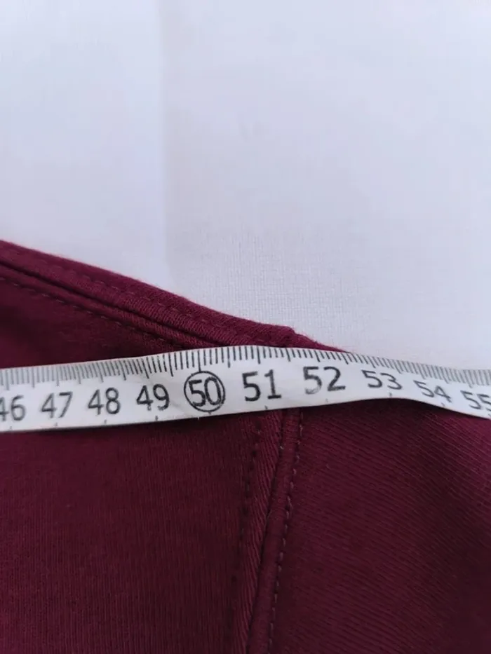 Pull col rond homme taille L Ralph Lauren bordeau logo bleu marine - photo numéro 11