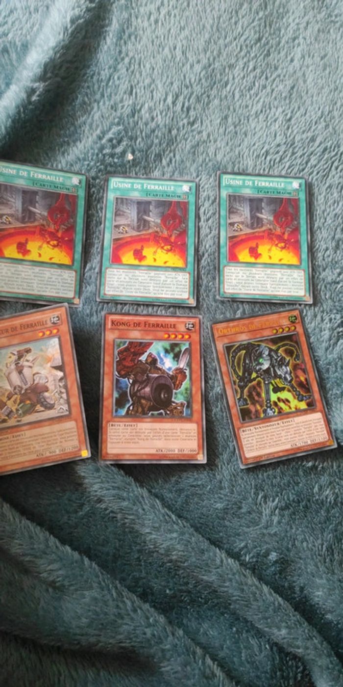 Lot 6 cartes Yu-Gi-Oh