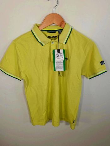 C26 polo jaune J&Joy 16 ans