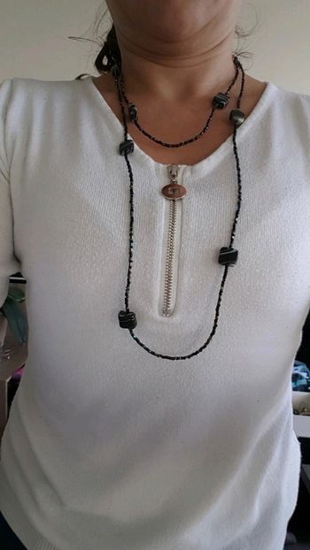 Grand sautoir en perle