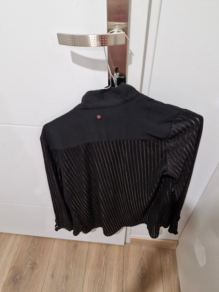 Chemisier noir transparent - photo numéro 2