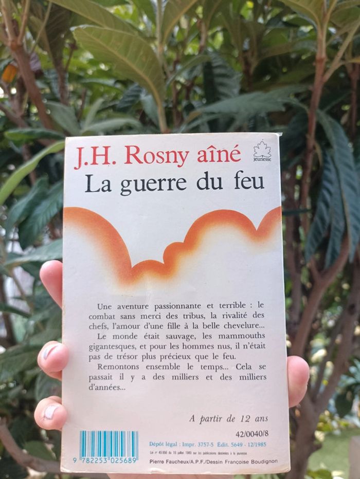 Livre La guerre du feu de J.H. Rosny aîné. - photo numéro 4