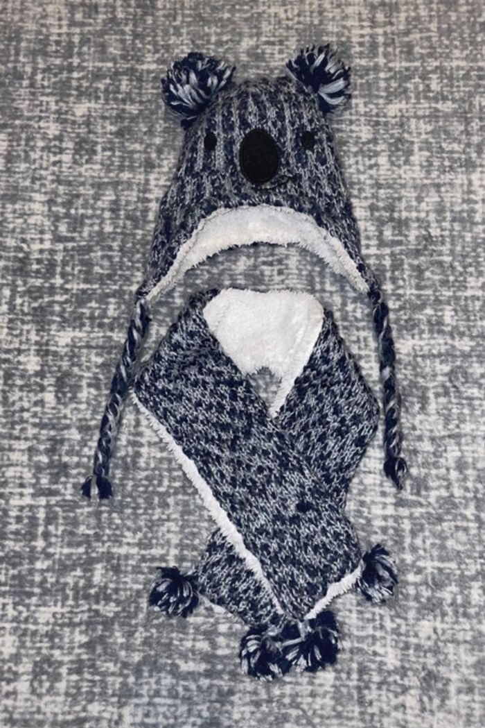 Ensemble bonnet écharpe