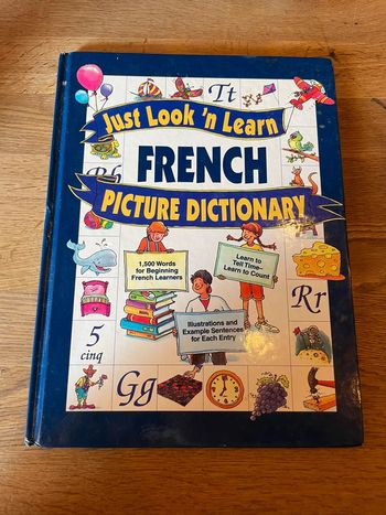 Livre Just Look’n French Picture dictionary